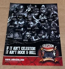 Tipton / Kelliher / John 5 / Amott / Hipa - CELESTION SPEAKERS - 2010 Print Ad