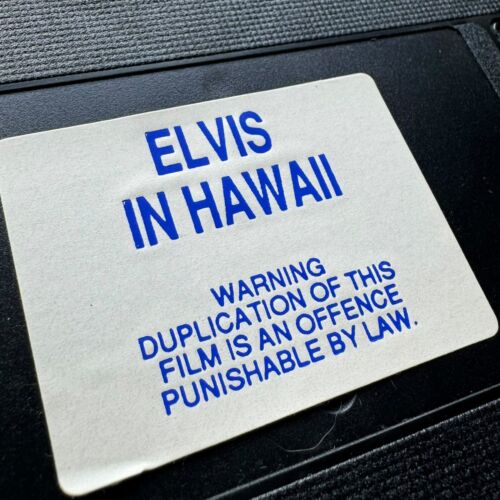 Elvis VHS Video In Hawaii Portland Films The King Rare Collectors Video Tape - Picture 3 of 20