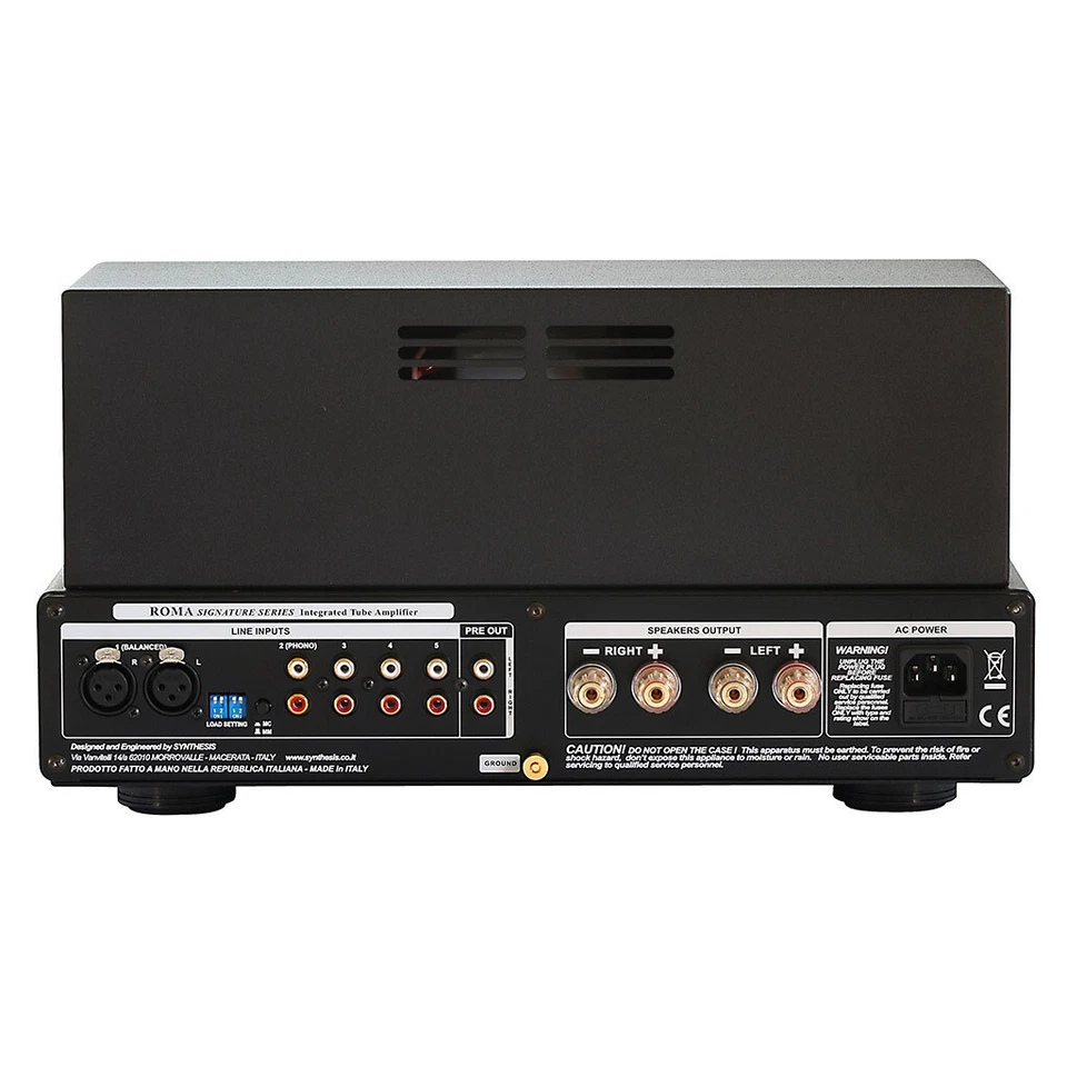 SYNTHESIS ROMA 510AC SIGNATURE AMPLIFICATORE A VALVOLE NUOVO GARANZIA UFFICIALE - Immagine 2 di 4