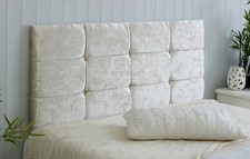CRUSH VELVET CUBE HEADBOARD
