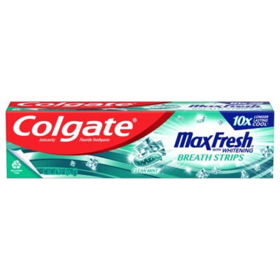 COLGATE MAX WHITE CLEAN  MINT 6.3OZ