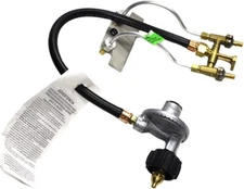 Broilmaster Gas Grill Propane LP Gas Brass Valve Manifold with Tubes  B100515