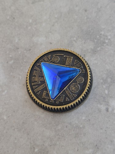 Legacy BLUE ZEO CRYSTAL Power Coin-Weathered Made for Legacy Ranger Morpher - Picture 3 of 6