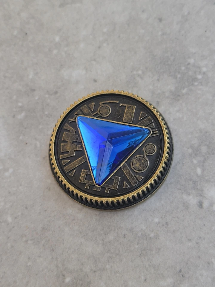 Legacy BLUE ZEO CRYSTAL Power Coin-Weathered Made for Legacy Ranger Morpher - Image 3 of 4
