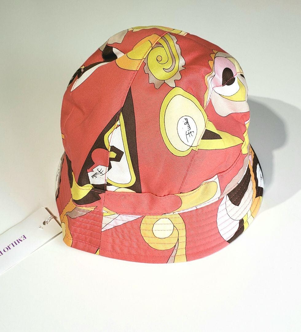 Emilio pucci bucket hat Pucci - Marmo-print silk twill bucket hat Emilio Pucci main image 2