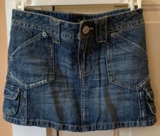 Girls Blue Denim/Jean Skort, Justice, Sz 8