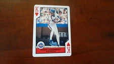 1990  THE U.S. PLAYING CARD CO. KING OF HEARTS DARRYL STRAWBERRY   BASEBALL CARD