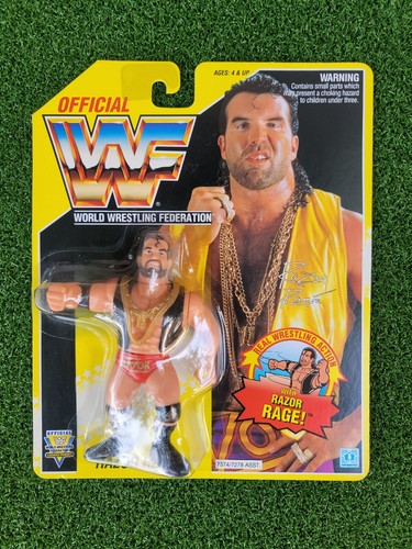 1993 Hasbro WWF MOC Razor Ramon Scott Hall Wrestli...