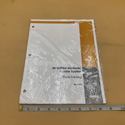 BRAND NEW Factory OEM Case BPGHP335 Bentonite Injector System Parts Catalog