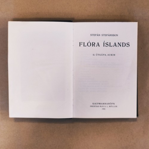 Flora of Iceland - Flóra Íslands / 2nd Edition, 1924 - Picture 6 of 16