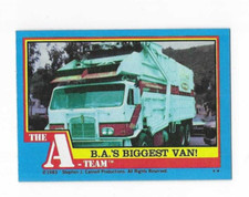 1983 TOPPS THE A-TEAM B.A.'S BIGGEST VAN ! #32