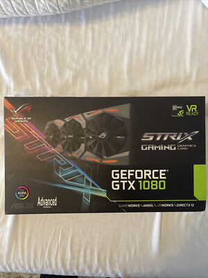 ASUS NVIDIA GeForce GTX 1080 8GB GDDR5X Graphics Card (STRIX-GTX1080-A8G-GAMING)