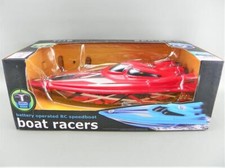 Boat Racers Battery Operated Wireless R/C Radio Control Red Speed Boat No Remote