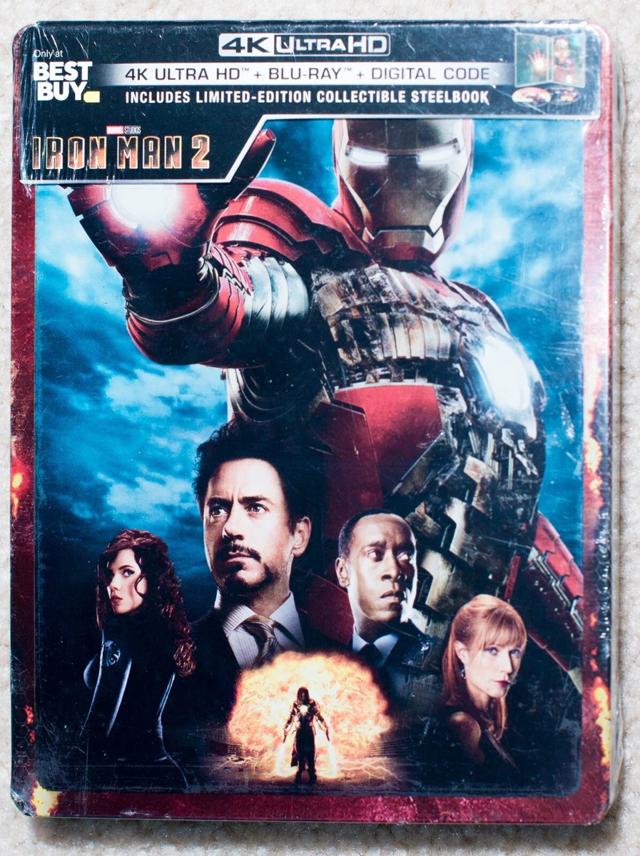 Steelbook Iron Man 2 4K UHD Blu-rays-ray Discs for sale | eBay