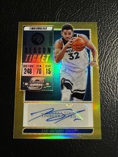2018-19 Contenders Optic KARL-ANTHONY TOWNS Season Ticket GOLD Auto #2/10 MVP??