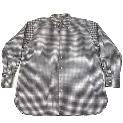 John W Nordstrom White Checked Dress 