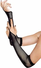 Leg Avenue 2019 Fishnet Arm Warmers Black