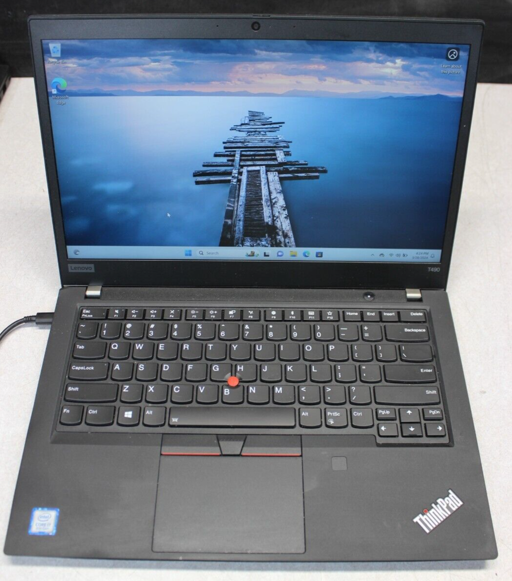 Lenovo THINKPAD T490s i7 4x1, 8GHz 16GB DDR4 256GB SSD 14  1920x1080 Win11Pro