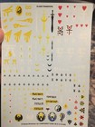 Games workshop 40k  2 sheets of eldar vehicle transfers excellent condition  — photo 1