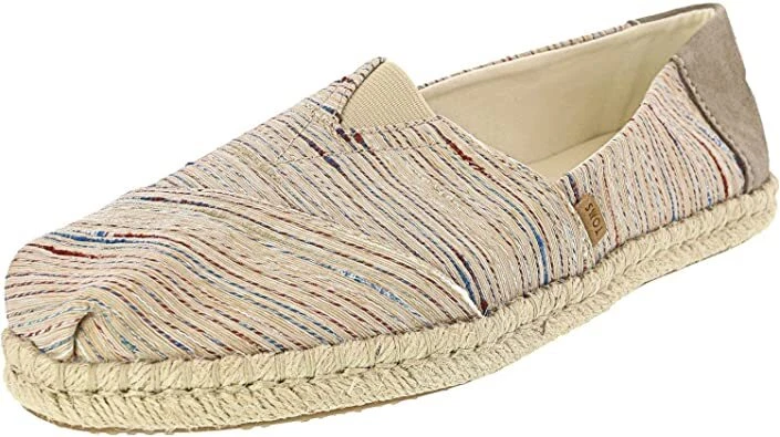 Birch metallic slub stripe women's best sale espadrilles