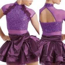 Weissman Primadonna Cap Sleeve Party Dress Dance Costume Adult Small Tutu