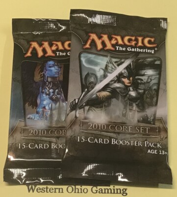 Magic The Gathering 2 x Magic 2010 Core Set Booster Pack NEW MTG M10
