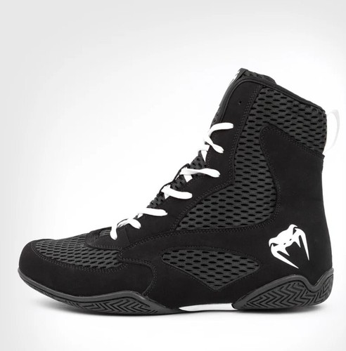 Venom "Contender" Boxing Shoes Black/White, Size: (US 11.5) (EUR 45) - Picture 2 of 3
