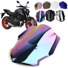 Motorcycle Windshield Windscreen W/Mounting Kit For Yamaha MT-07 2018-2020