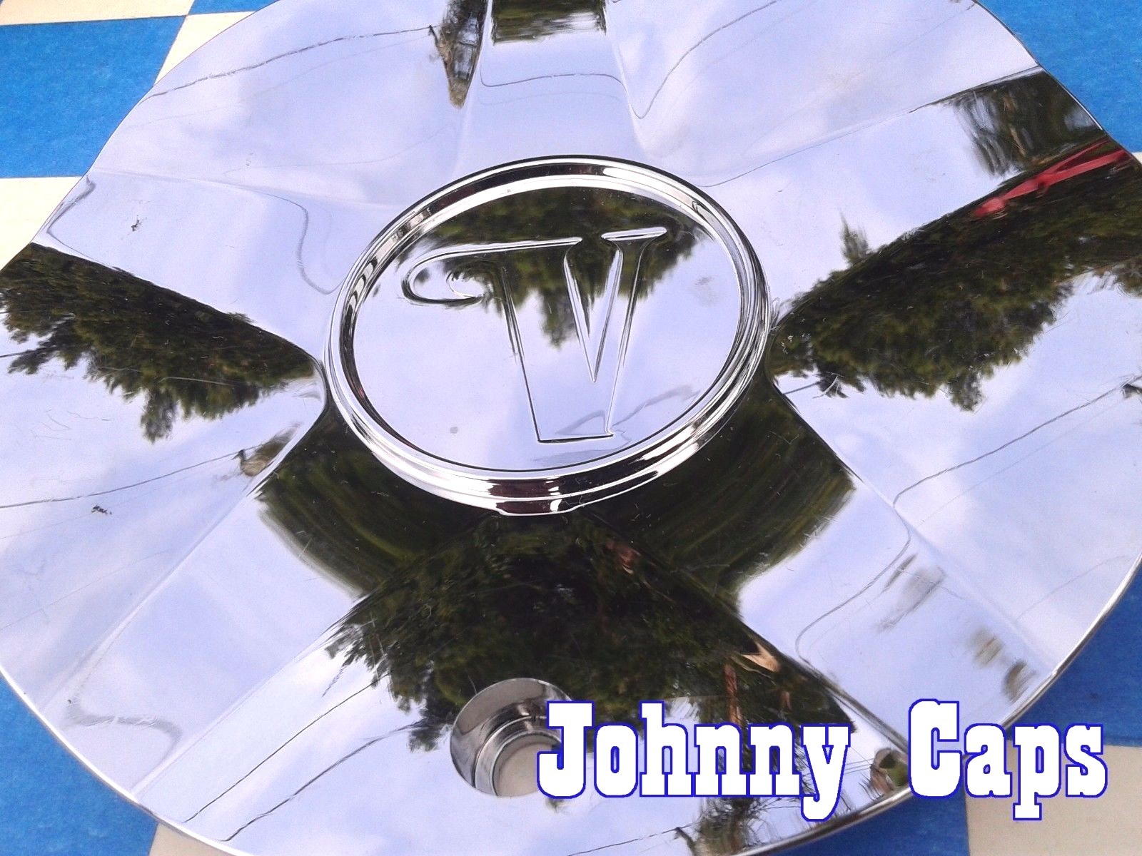 VELOCITY WHEELS Chrome Center Caps #STW-172-1 Custom Wheel [72] Center Cap (1)