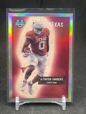 2023 bowman chrome university football Jatavion Sanders 1955 Throwback Texas