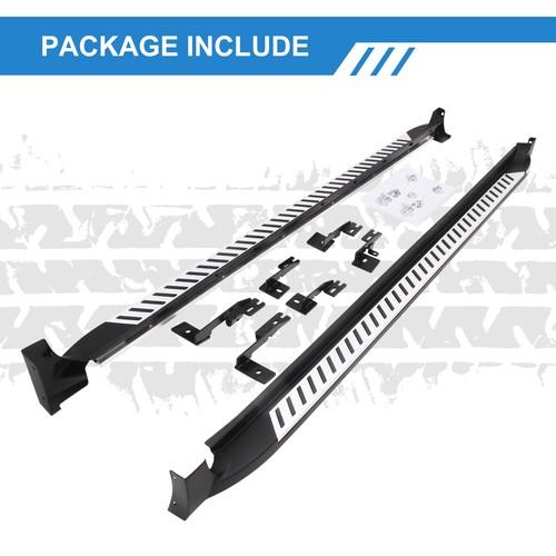 2PC Running Boards Side Step Nerf-bar Aluminum For Toyota Sienna 2011-2020 NEW - Picture 4 of 9