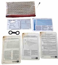 Vintage LOT Padi US Navy 2-Sided Recreational Dive Planner Decompression Table