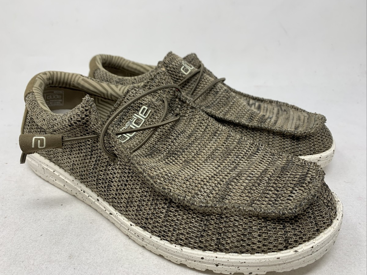 Hey Dude Wally Sox Brown Shoes Men Size 11 (gz103) | eBay