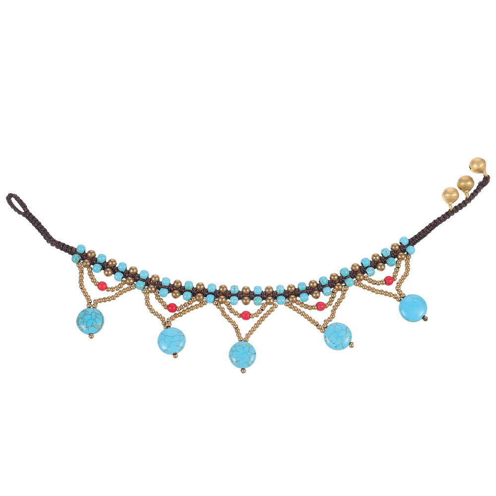 Afrikanischer Türkis Armband/Bracelet En Turquoise Africaine (Neu Und