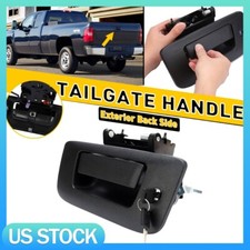 Locking Bezel Tailgate Handle Lock Kit Tail Gate For 2007-2014 Chevrolet Gmc