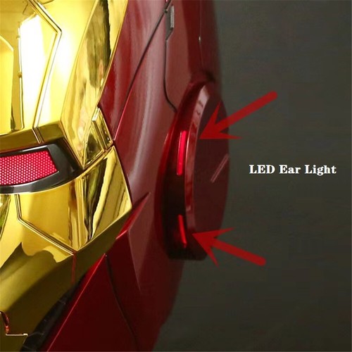 Iron Man MK5 Helm Gold Limited Edition 1:1 tragbare Sprachfernbedienung Maske - Bild 5 von 15