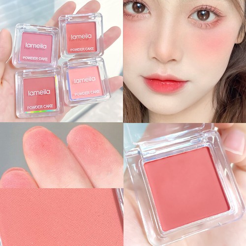 Powder Blusher Monochrome Eye Shadow Plate Highlight Waterproof Natural Brighten - Picture 1 of 20