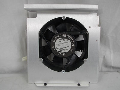 HP AGILENT 54720D OSCILLOSCOPE FAN 24 VDC 1.0A W/ ALUMINUM HOUSING/ PLATE