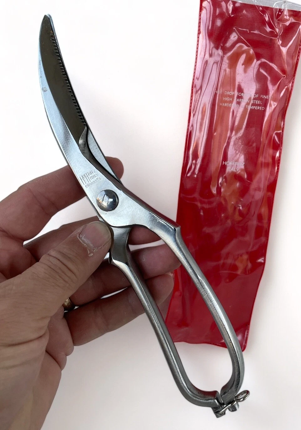 Hoffritz Vintage Kitchen Utility Poultry Shears Scissors Stainless Made in Italy
Opens in a new wind