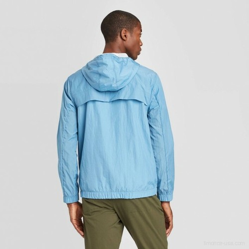 Men's Tech Windbreaker Jacket - Goodfellow \u0026 Co Blue 2XL