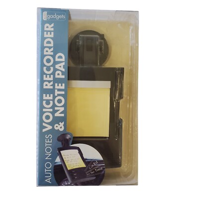 Genuine Park Avenue Auto Voice Recorder & Note Pad With Original Box New Notes