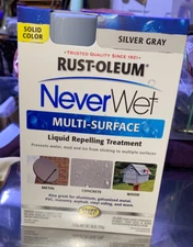 Rust-Oleum 18 oz. NeverWet Multi-Surface Spray Kit Silver Gray Solid Color