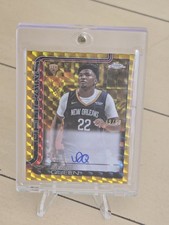 2025 Topps Chrome Derik Queen Gold Geometric Auto RC /50 #TCAR-DQ SSP ON CARD