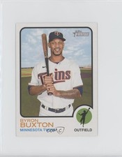 2022 Topps Heritage Oversized Base 1973 Topps /1000 Byron Buxton #OB-BBX 9b3