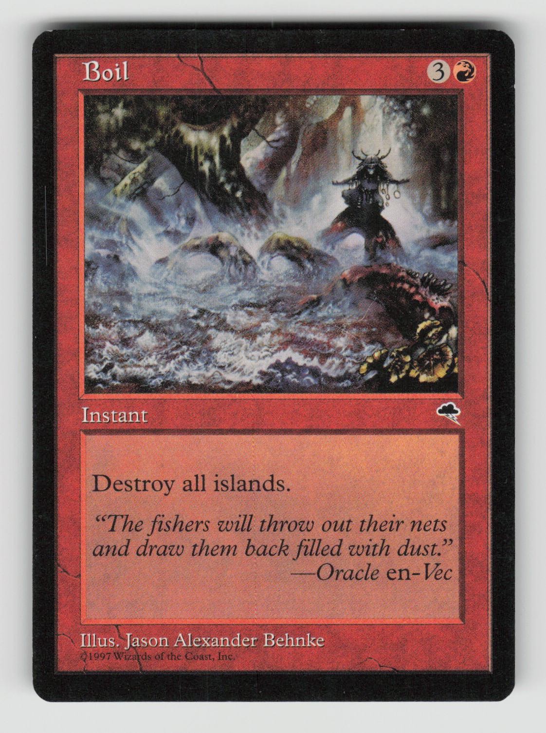 Boil 165 Uncommon Tempest Magic: The Gathering Near Mint