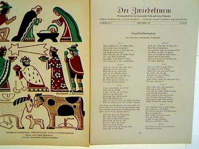 Engelsverkündigung - aus einem alten oberpfälzischen Krippenspiel. - 12. Heft 19