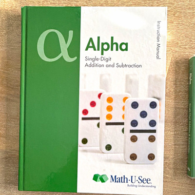 Math-U-See Alpha Single-Digit Addition & Subtraction Instruction Manual, Illus
