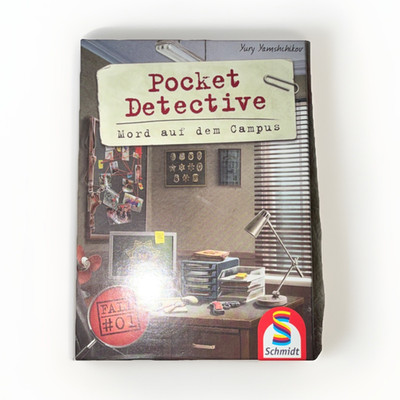 Schmidt Pocket Detective Mord auf dem Campus Krimi Kartenspiel 1-6 Spieler