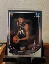 2025-26 Bowman Chrome Basketball Ace Bailey RC Rookie Base