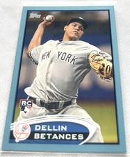 2012 Topps 1 Baseball Dellin Betances New York Yankees Wal-Mart Blue Rookie #252